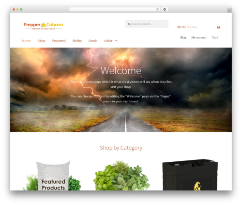 Storefront blog customiser WordPress plugin - preppercabana.com