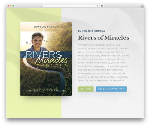 Testify WordPress plugin - riversofmiracles.com