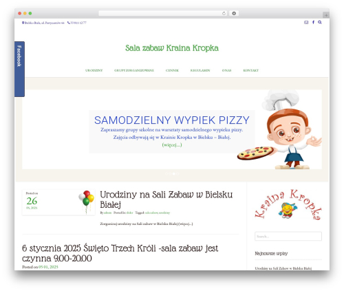 Theme WordPress Festive - krainakropka.pl