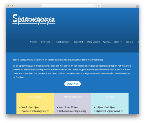 Theme WordPress OceanWP - spaarnegeuzen.nl