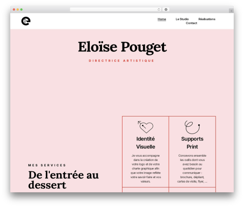 WordPress theme Mogi - eloisepouget.fr