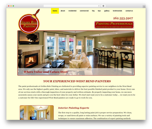 Wordpress customer reviews WordPress plugin - goldenrulepaintingllc.com