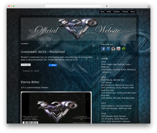 WordPress website theme Modularity Lite - 220volt.se