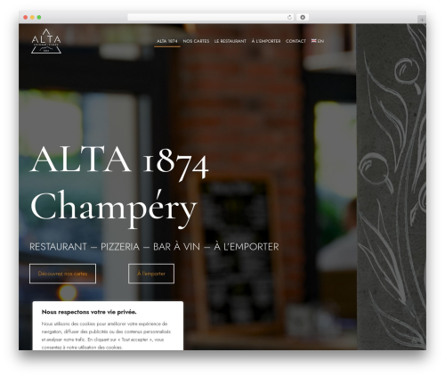 Zuhn WordPress theme - alta1874.ch