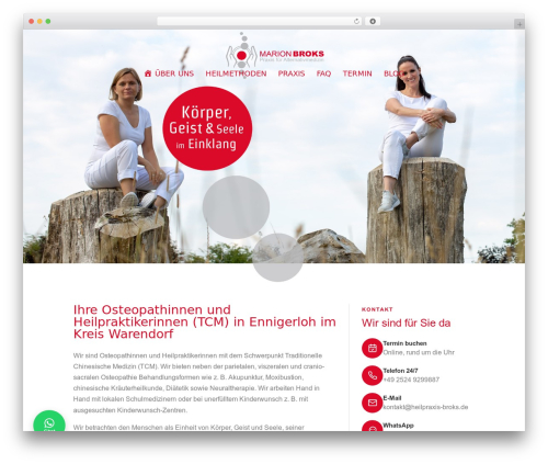 Divi WordPress theme - heilpraxis-broks.de
