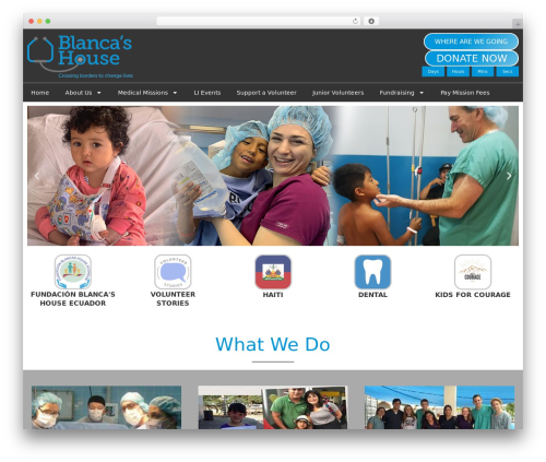 Hello Elementor free WordPress theme - blancashouse.org