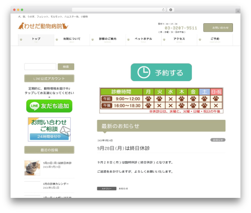 Lightning skin pale WordPress plugin - waseda-ah.com