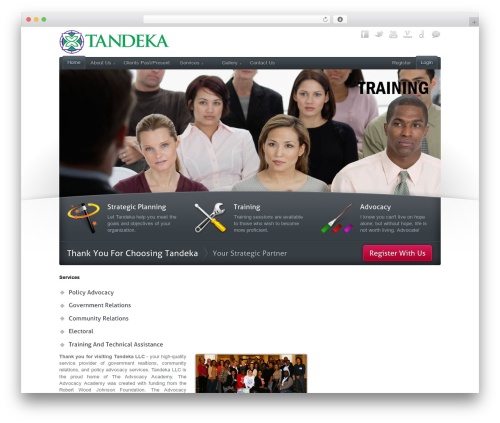 Mingle theme WordPress - tandekallc.com