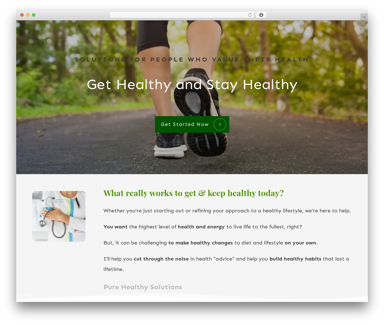 Theme WordPress Thrive Theme Builder - purehealthysolutions.com