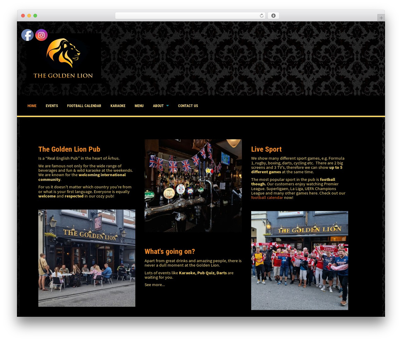 WordPress theme aReview - thegoldenlion.dk
