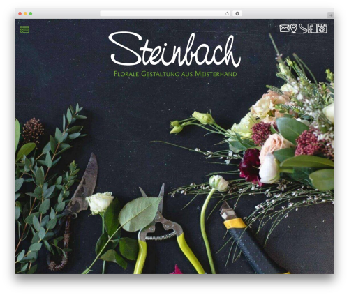 WordPress theme Basic by bartelsdesign - steinbach-floristik.de