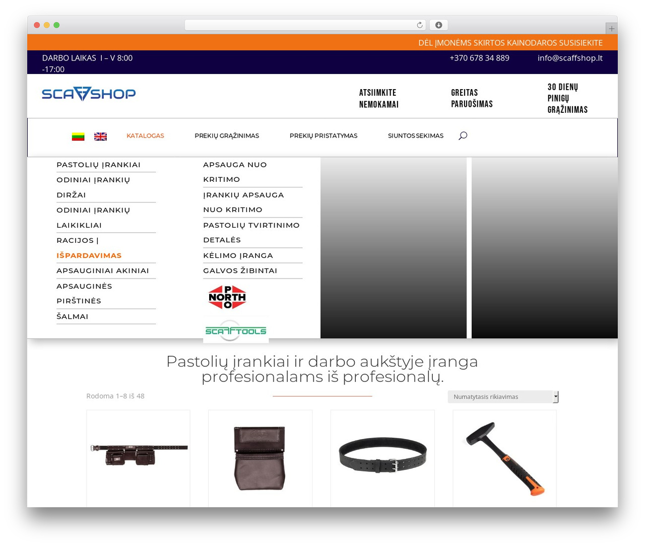 WordPress theme Divi - scaffshop.lt WordPress theme Divi - scaffshop.lt
