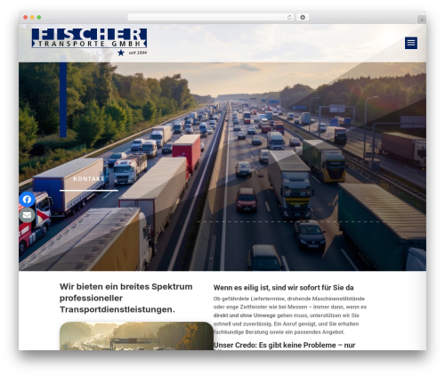 WordPress theme Divi - fischer-transporte-gmbh.com