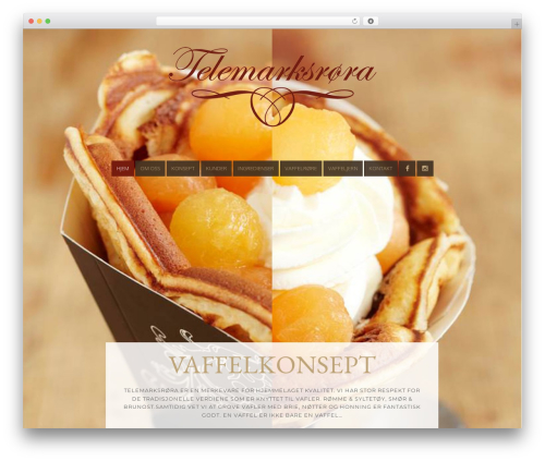 WordPress theme Telemarksrøra - telemarksrora.no