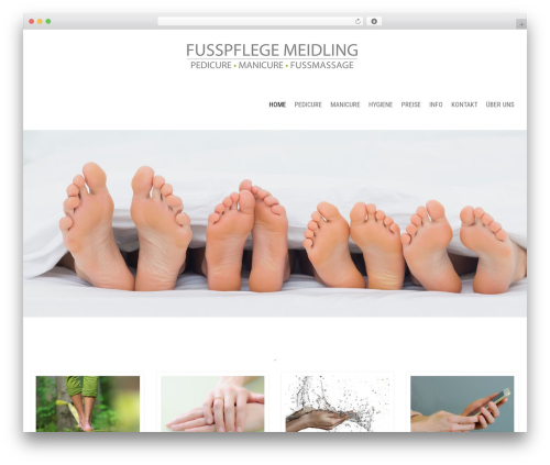 WordPress theme WP-Prosperity - fusspflegemeidling.at