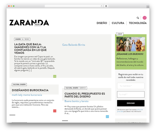 BaseTheme WordPress theme - zaranda.com.ar