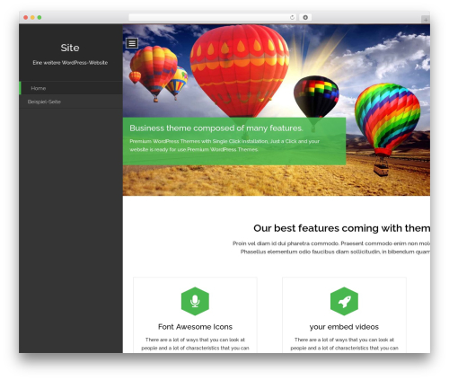 blackwell theme WordPress - sollba.ch