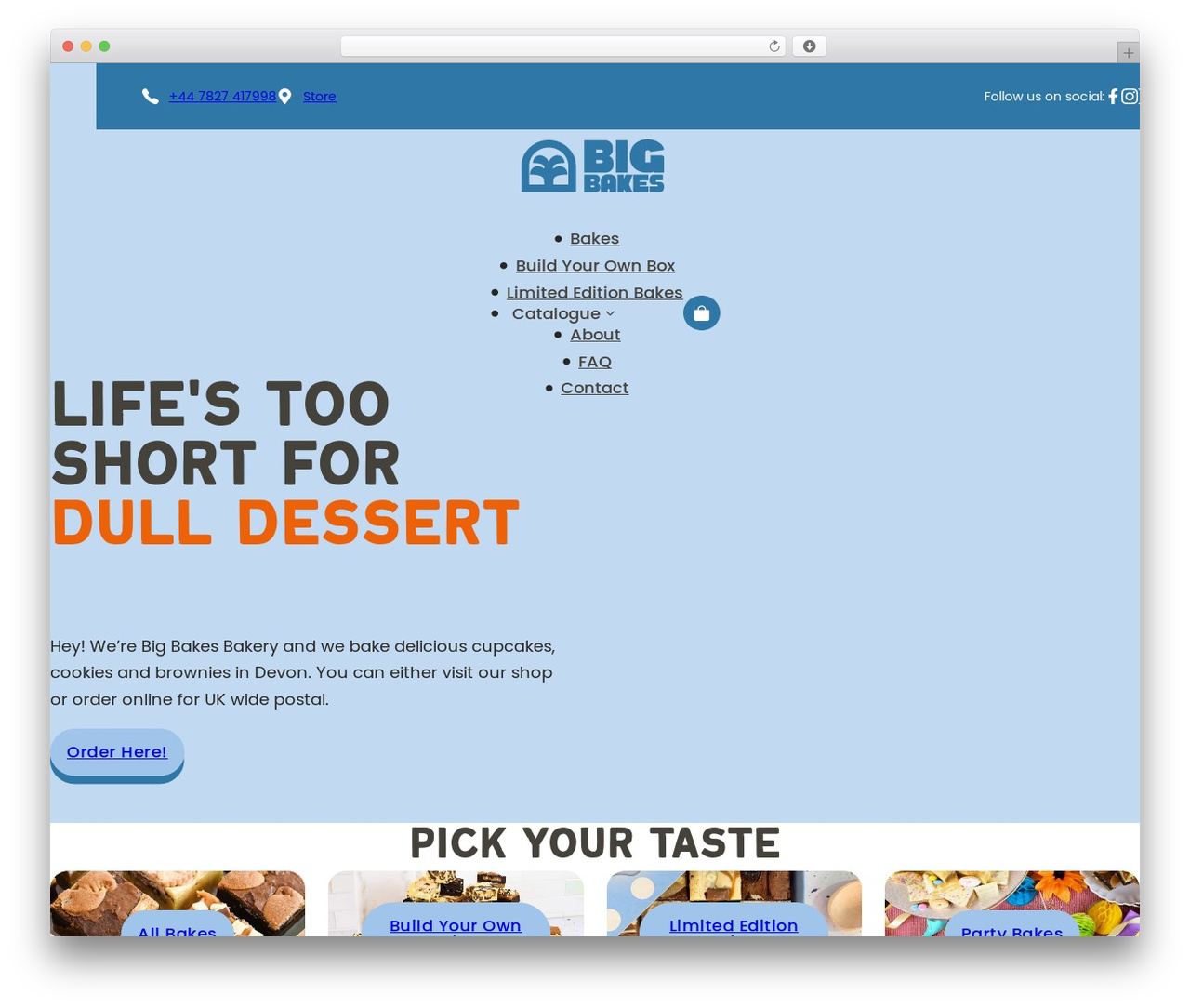 Bricks WordPress theme design - bigbakesbakery.co.uk Bricks WordPress theme design - bigbakesbakery.co.uk