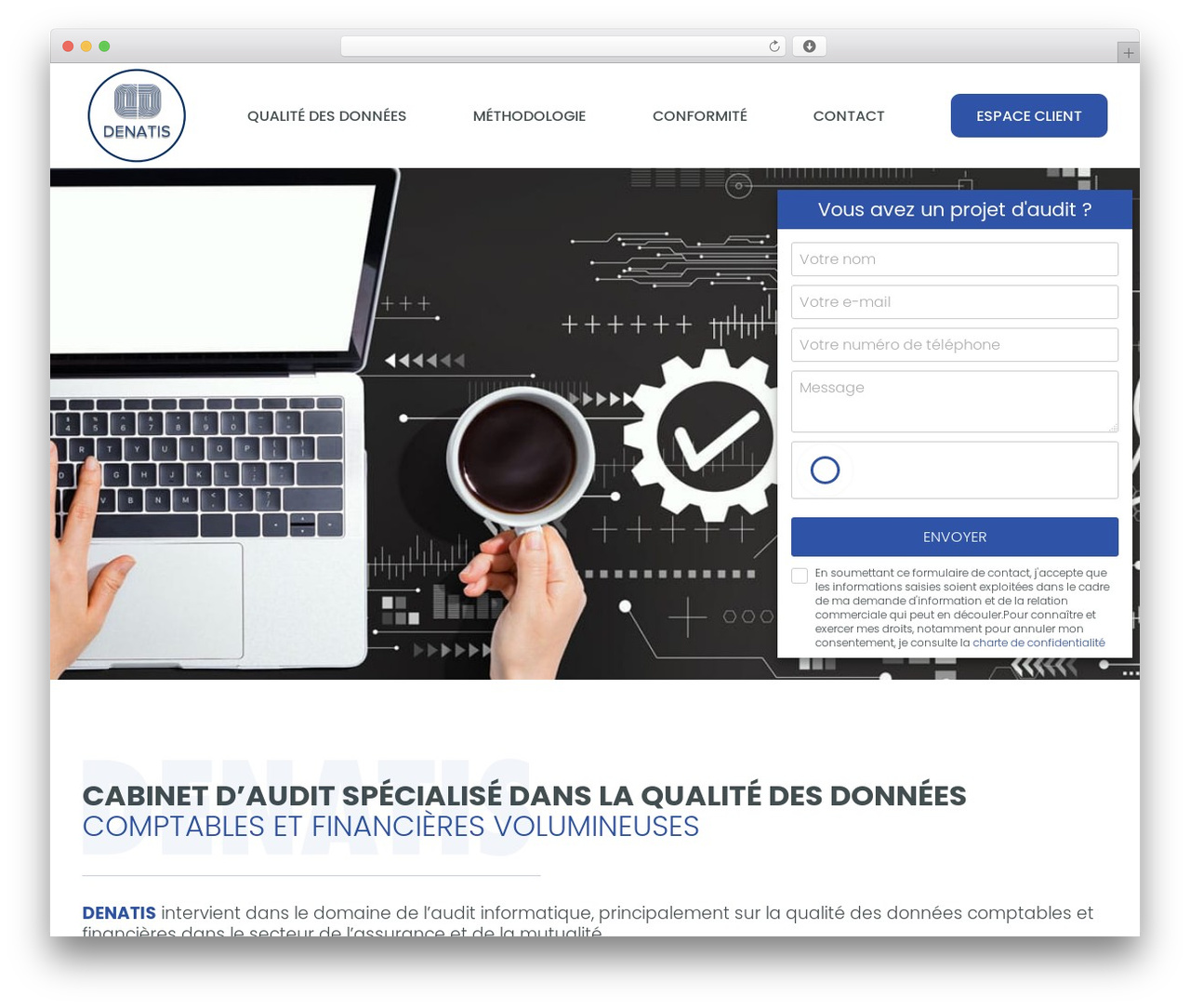 Denatis WordPress theme - denatis.com