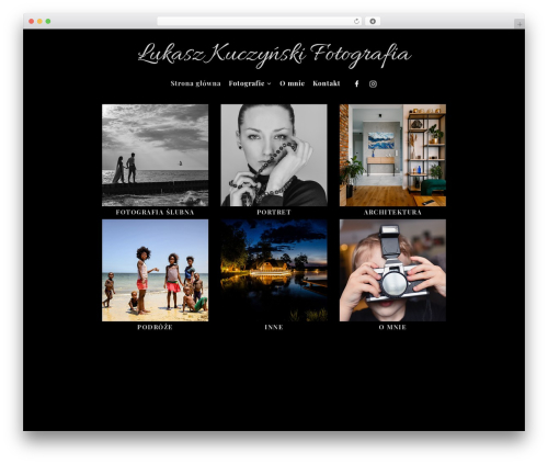 Foto WordPress theme - lukaszkuczynski.pl