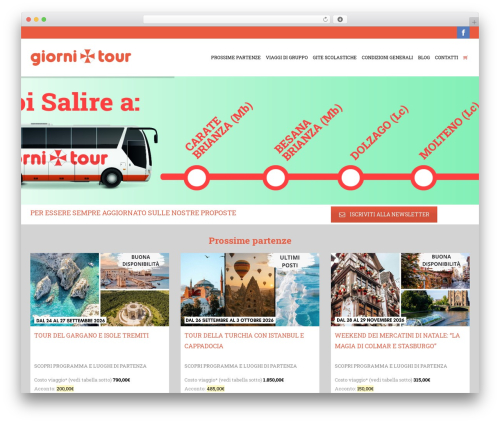 Structure best WordPress theme - giorni.biz