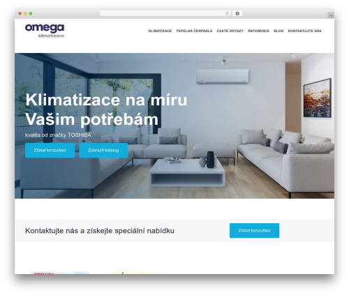 UnderStrap theme WordPress - omega-klimatizace.cz