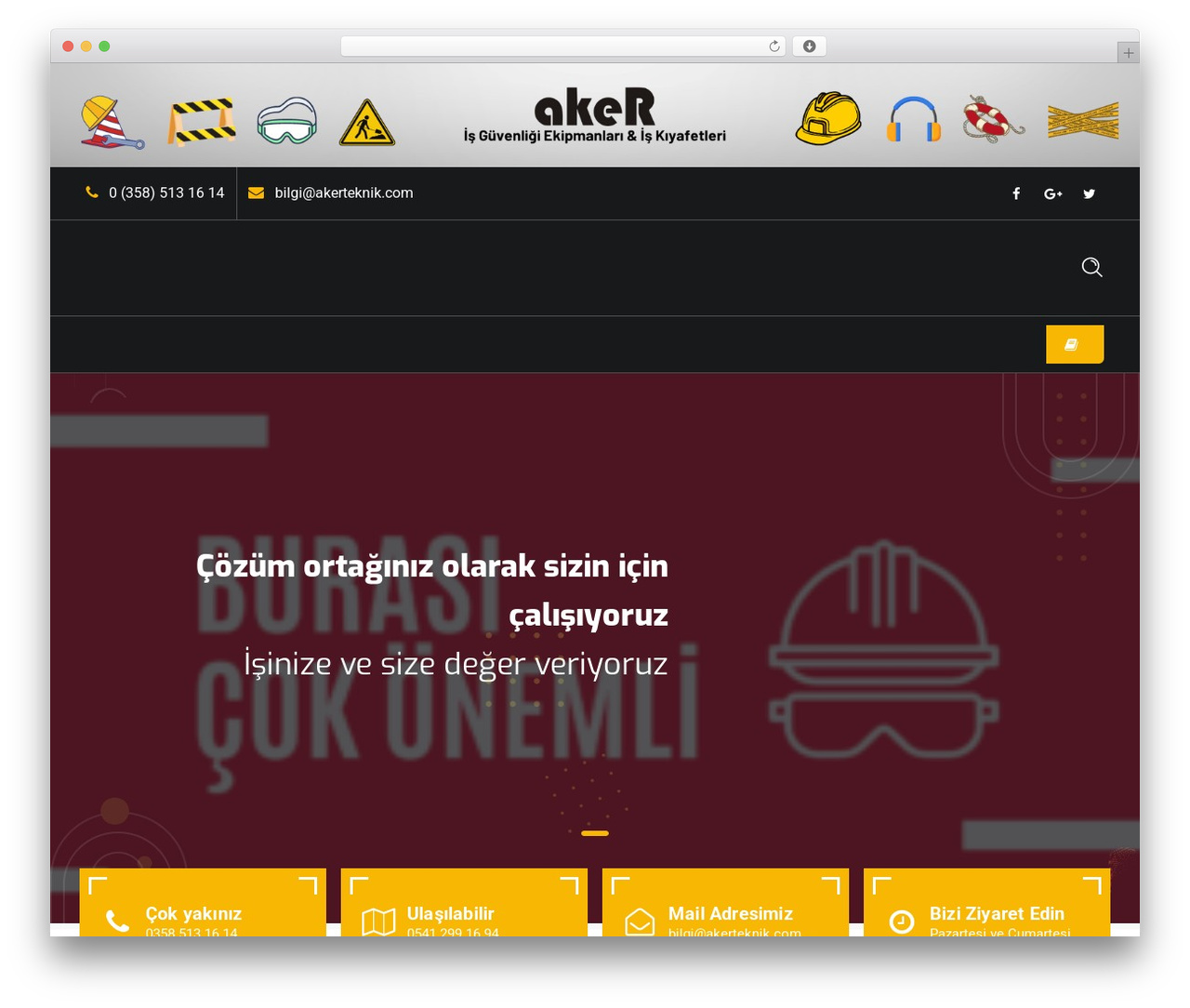 WordPress theme Boostify - akerteknik.com