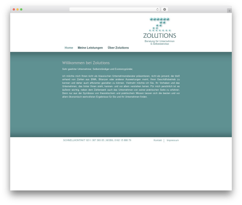 Xtreme One WordPress theme - zolutions.de