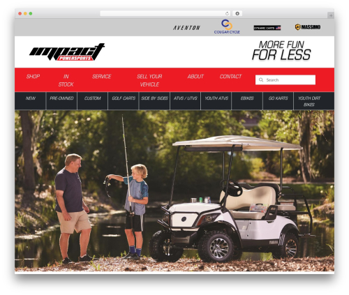 BootScore WordPress theme - impactpowersportsmi.com