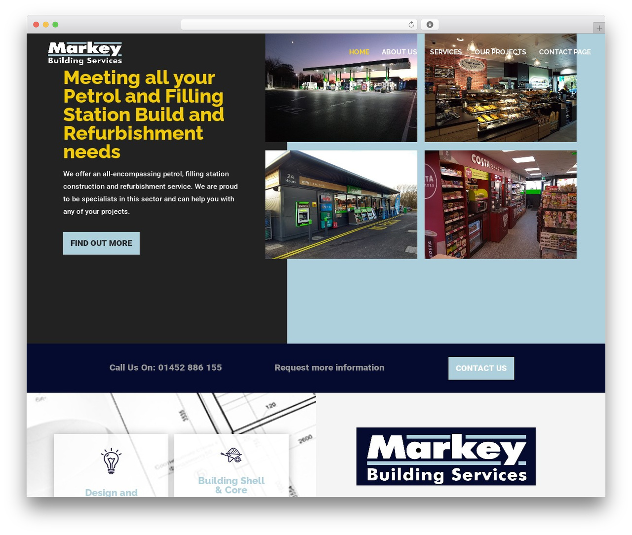 Divi WordPress theme - markeybuildingservices.co.uk