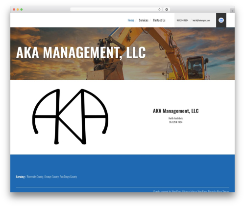 Finance Advisor WordPress theme - akamgmt.com