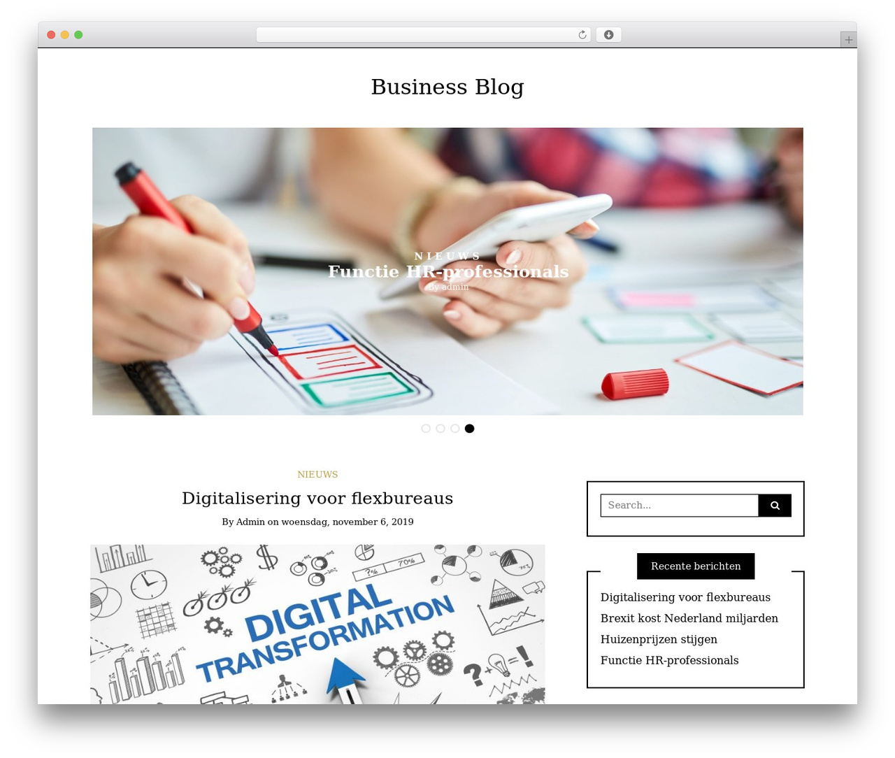Theme WordPress Writee - nocreations.nl Theme WordPress Writee - nocreations.nl