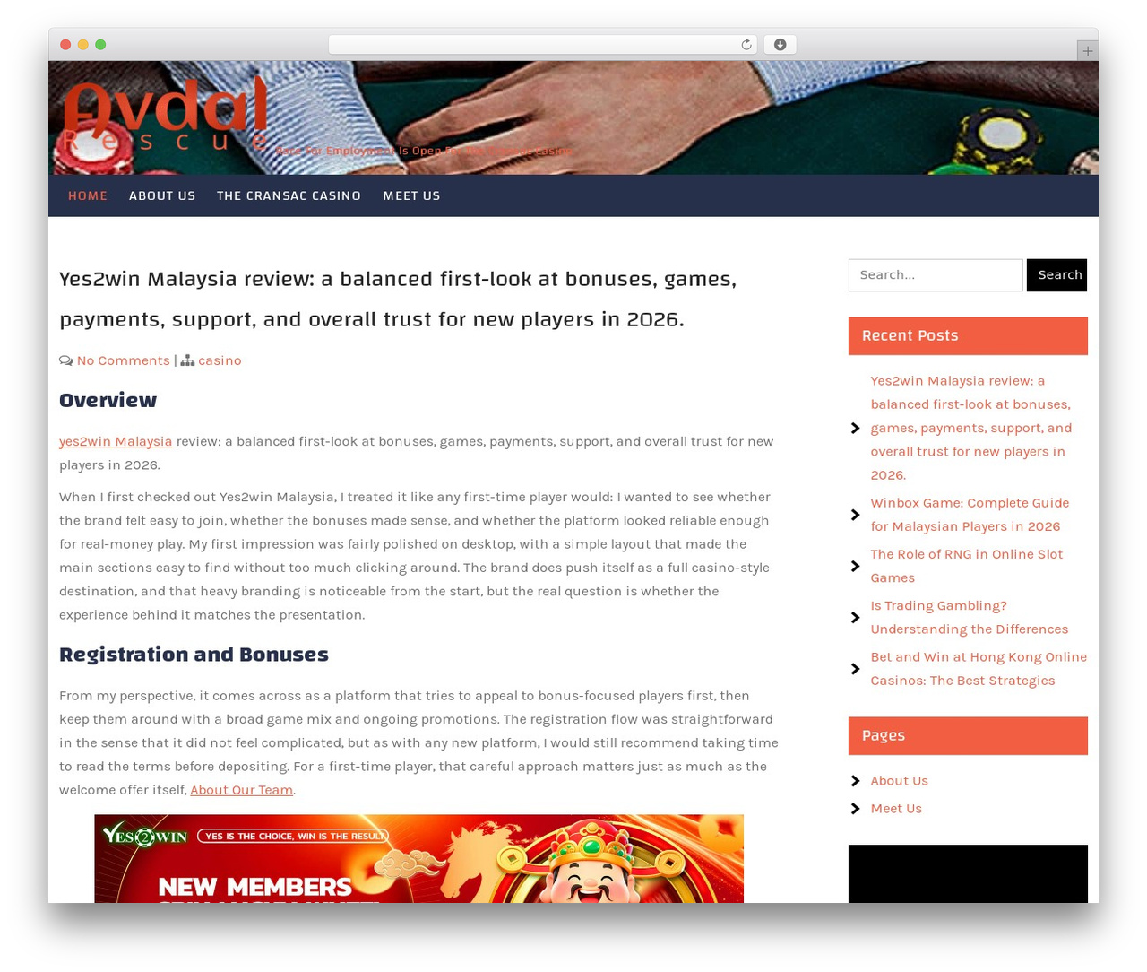 Theme WordPress Creatures Lite - avdalrescue.org