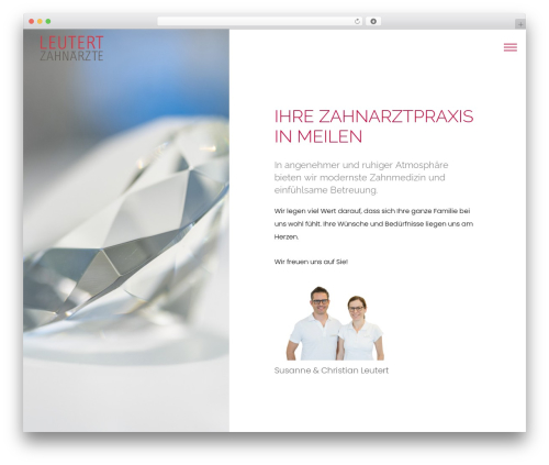 Theme WordPress GeneratePress - leutert-zahnaerzte.ch
