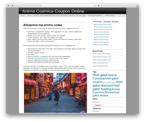 Theme WordPress iTech - animacosmica.org