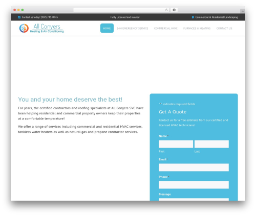 Theme WordPress UnfinityPlus - allconyersservices.com