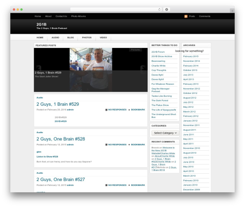 WordPress theme Techified - 2g1b.com