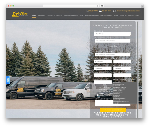 Gdlr car WordPress plugin - 1stclass-transportation.com