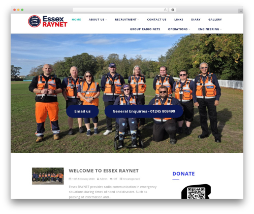 Optimizer WordPress theme - essexraynet.co.uk