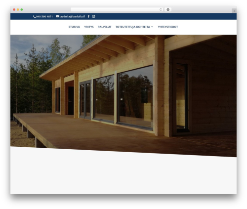 Theme WordPress Divi - laadulla.fi