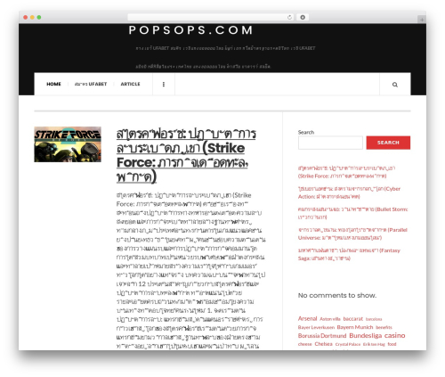 Theme WordPress JustWrite - popsops.com