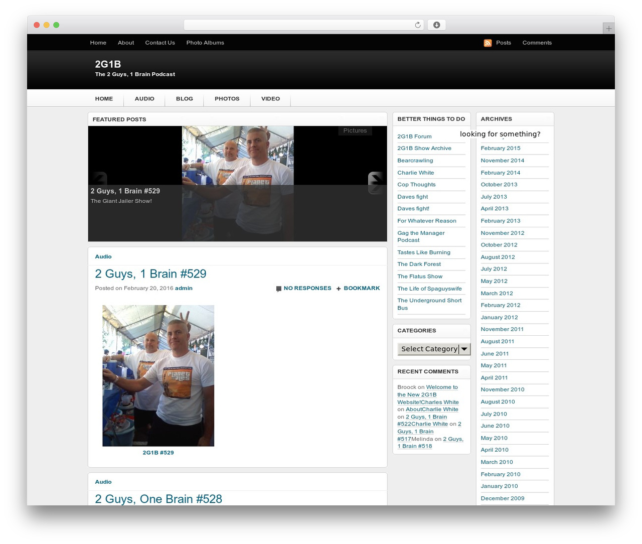 Theme WordPress Techified - 2guys1brain.com