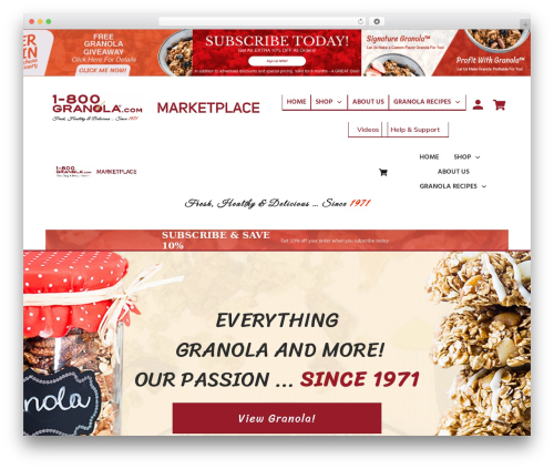 Automattic for agencies client WordPress plugin - 1800granola.com