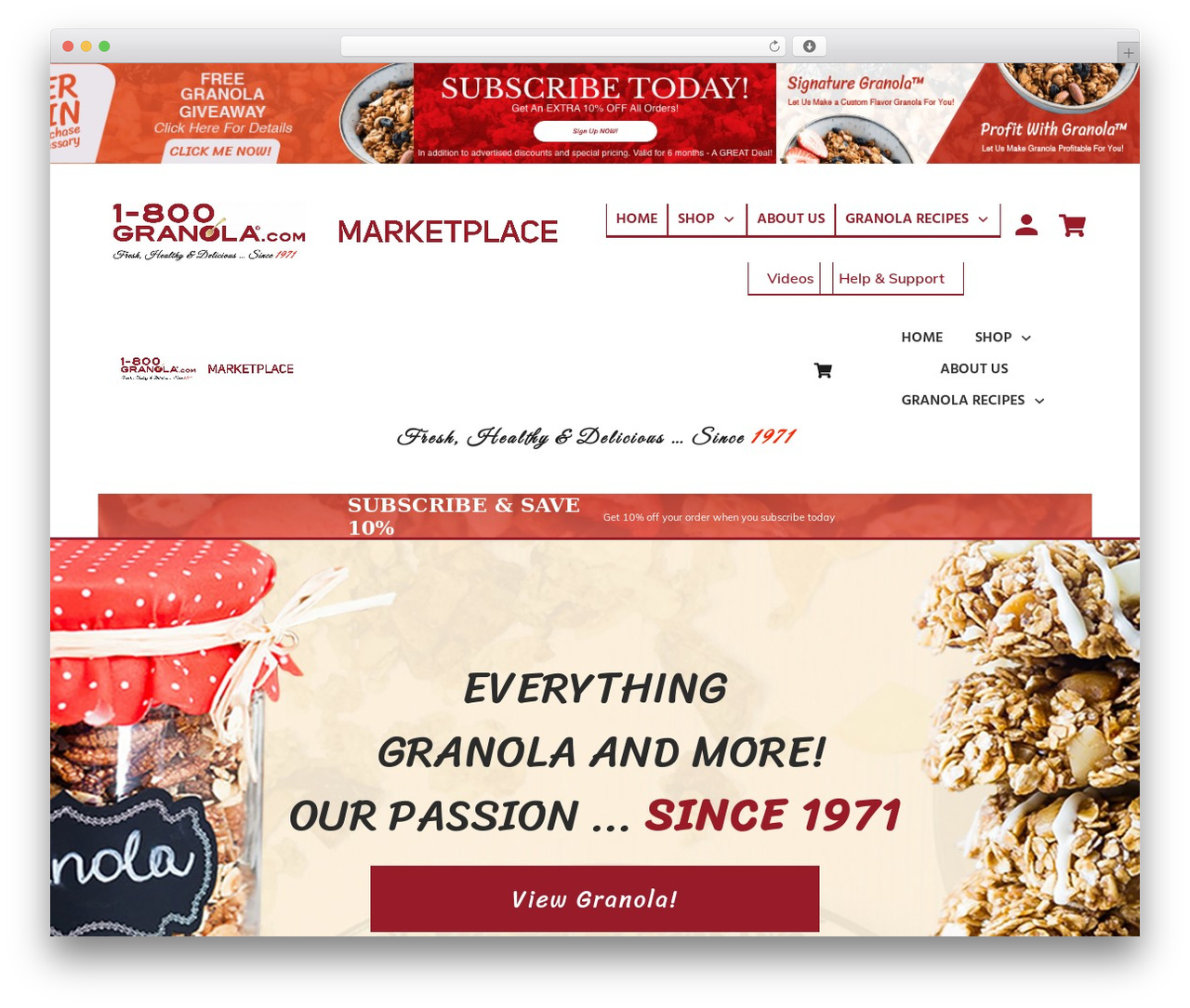 Thrive Theme Builder WP theme - 1800granola.com Thrive Theme Builder WP theme - 1800granola.com