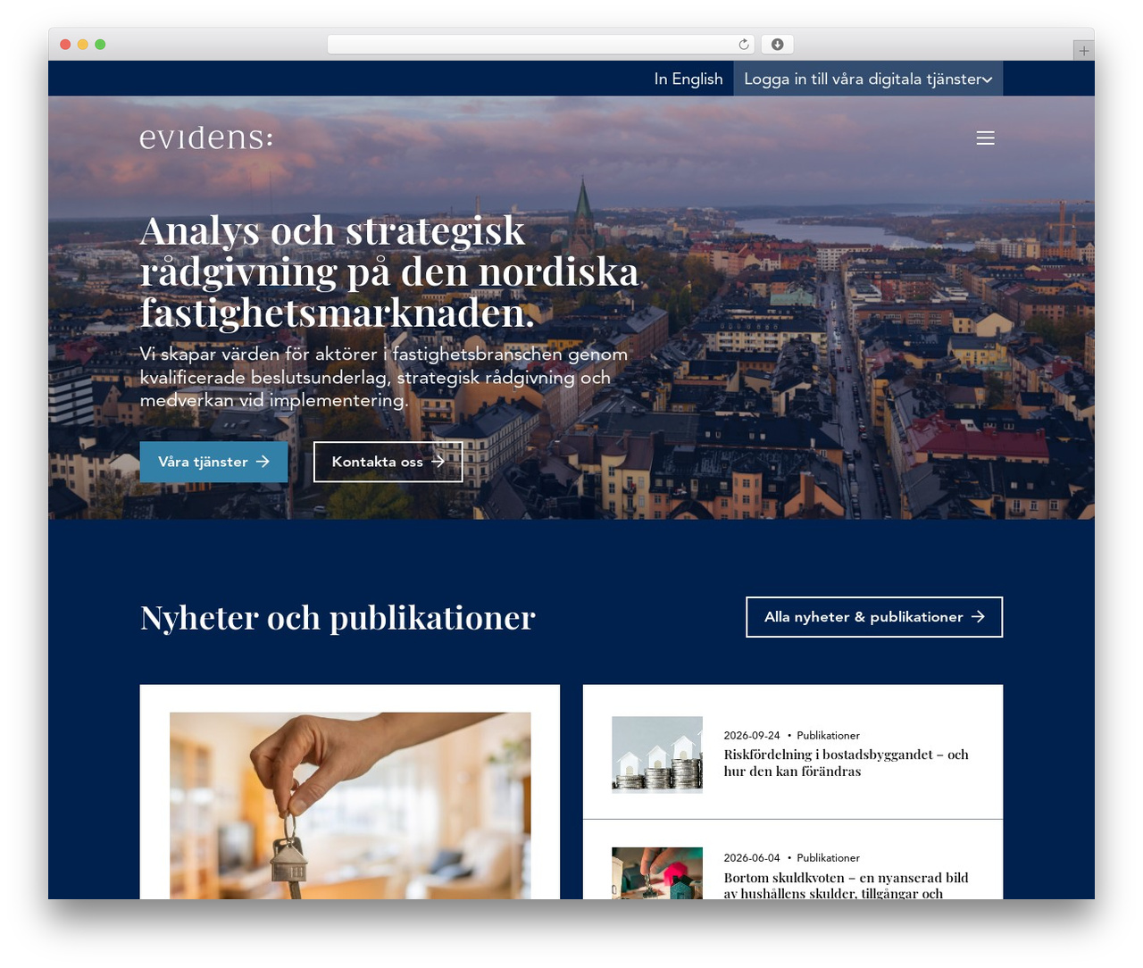 WordPress theme G-Theme - evidensgruppen.se