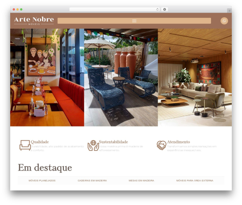 Kitify WordPress plugin - www.artenobremoveis.com.br
