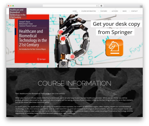 Attractor Theme WordPress theme - 21biomedtech.com