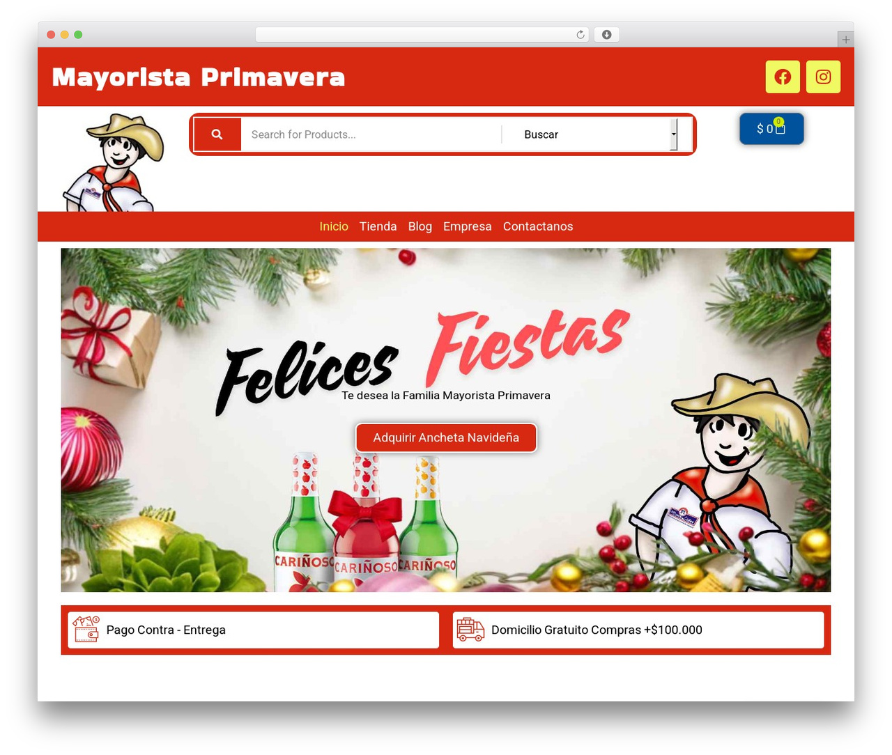 Best WordPress theme Hello Elementor - mayoristaprimavera.com