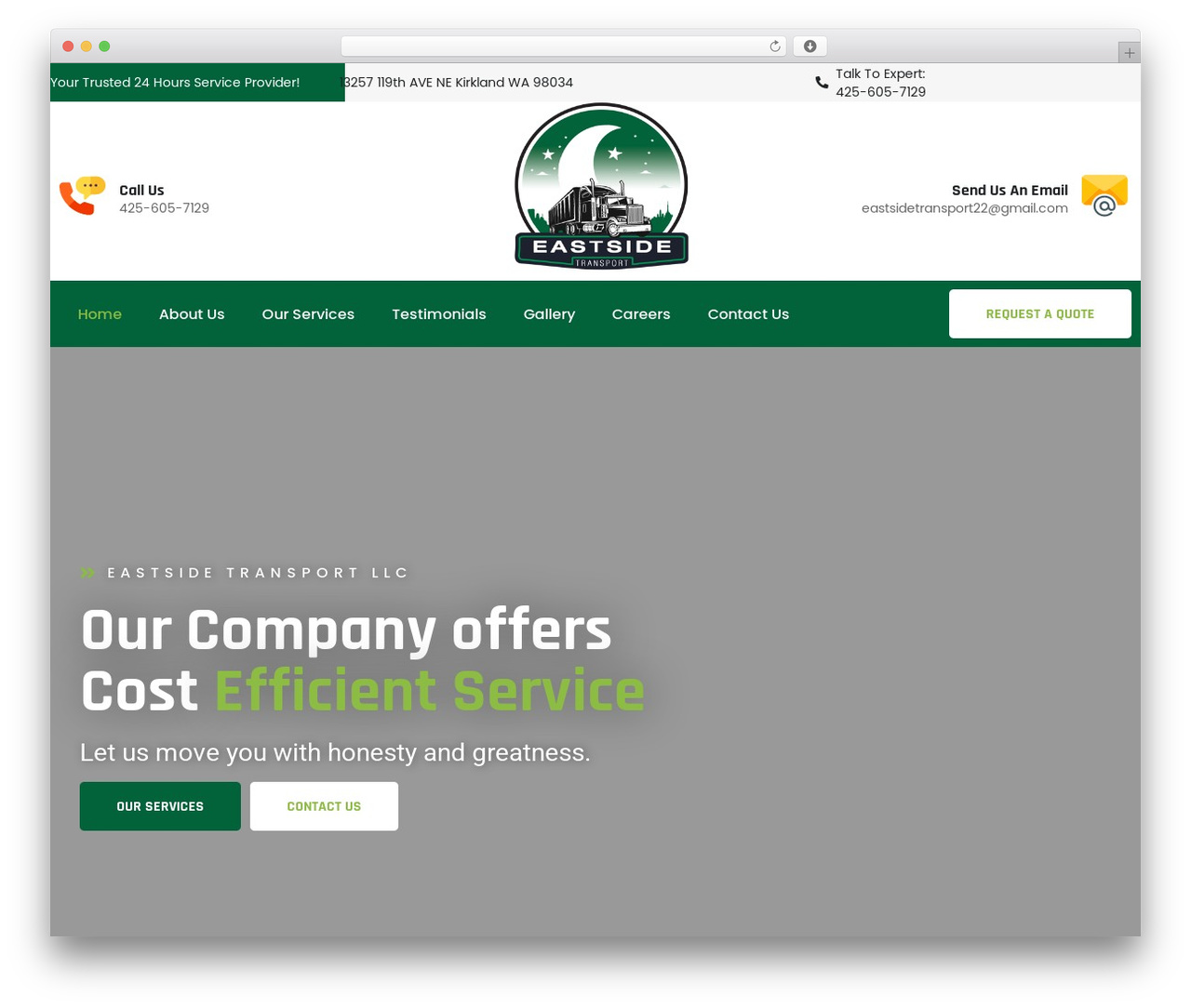Best WordPress theme Hello Elementor - eastsidetransportllc.com