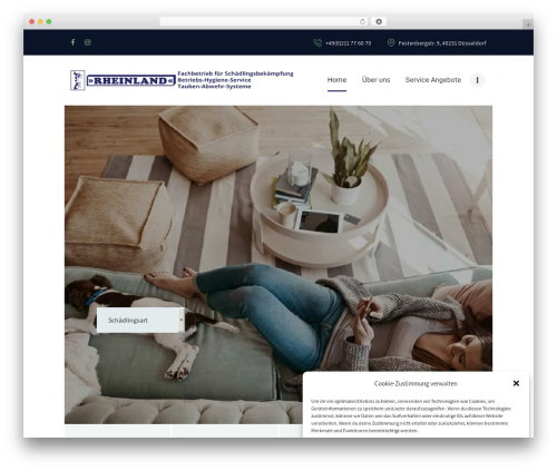 Bugster WordPress theme - rheinland-schaedlinge.de
